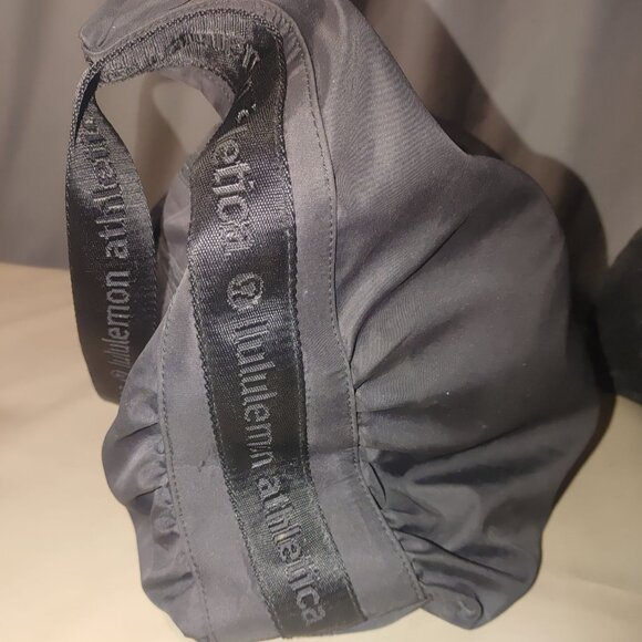 Lululemon Athletica Black Neon Yellow Large Gym Go Bag Adjustable Strap Pockets - Picture 10 of 12